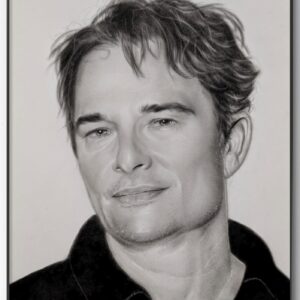 Impression portrait David Hallyday