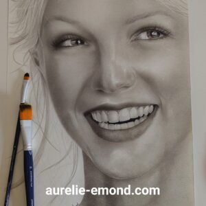 Impression portrait Britney Spears