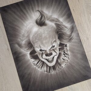 Peinture originale "ça" le clown