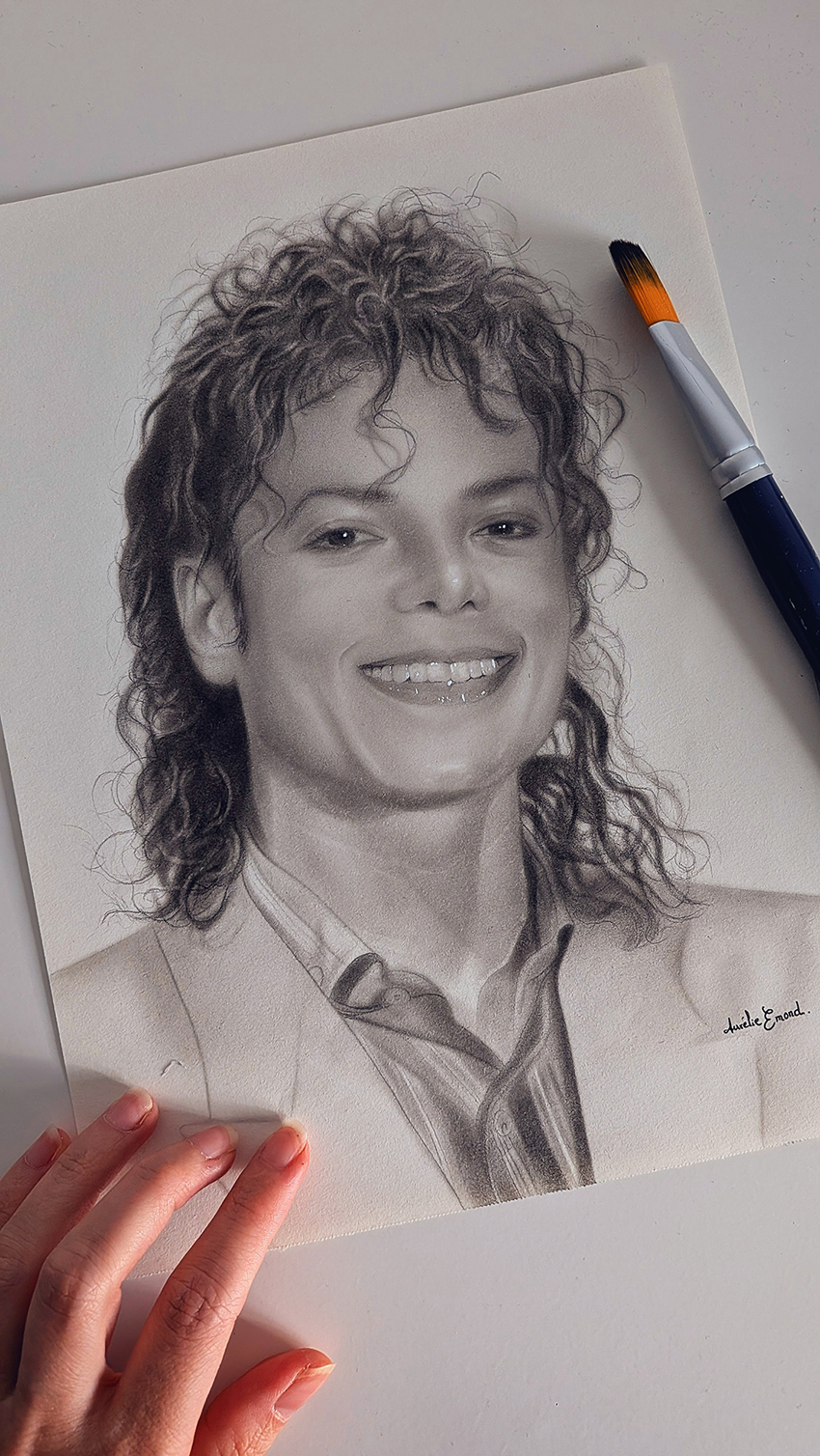 Peinture originale Michael Jackson