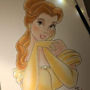 Dessin original Belle