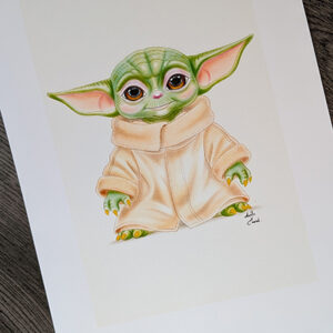 Art print grogu