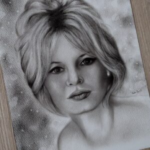 Portrait original Brigitte Bardot