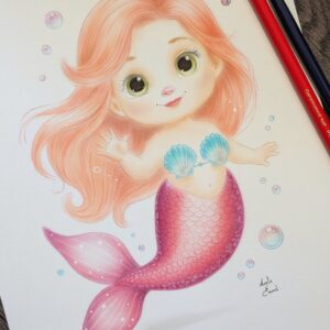 Peinture originale sirene