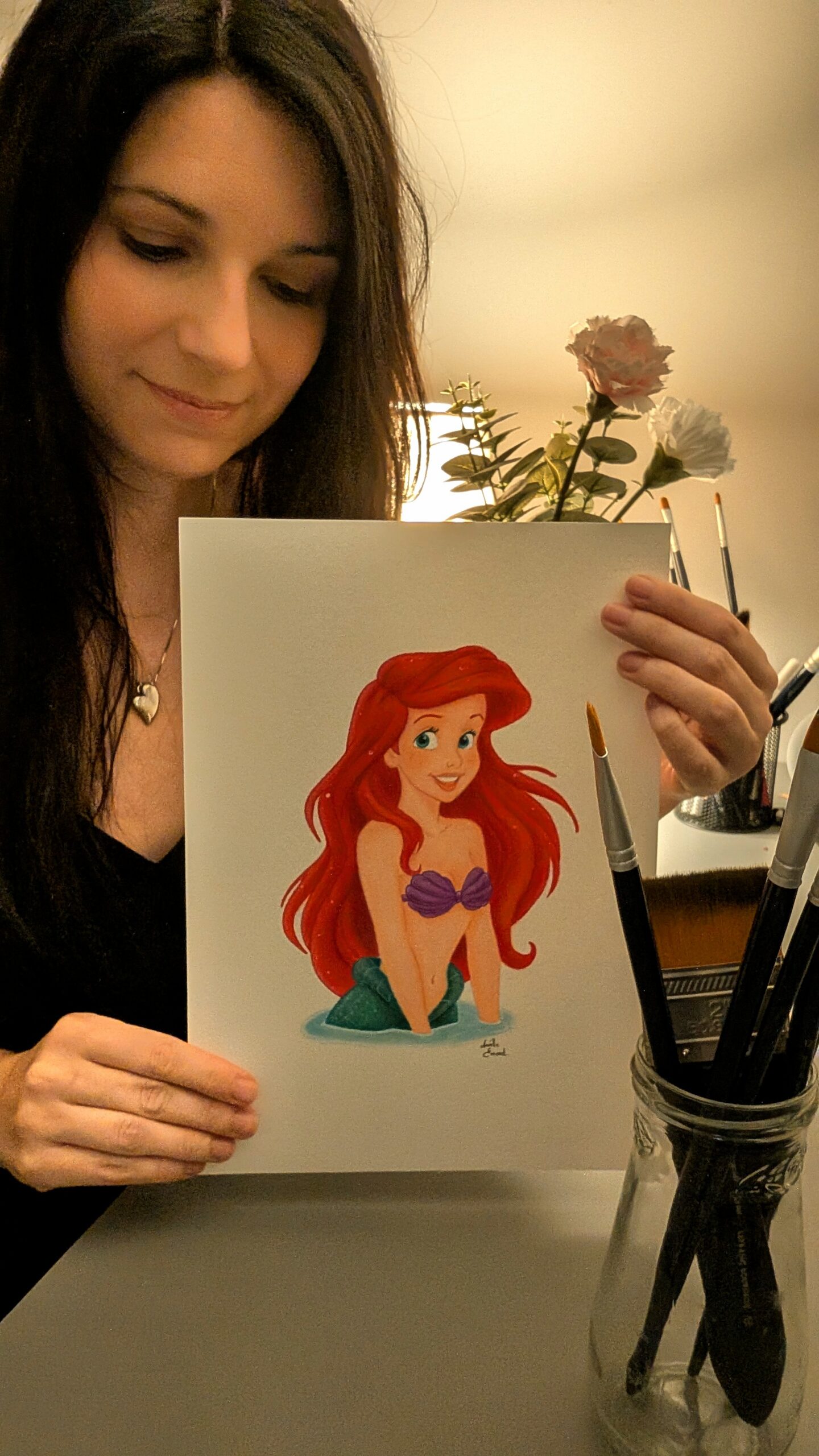 La petite sirène (dessin original) – Image 2