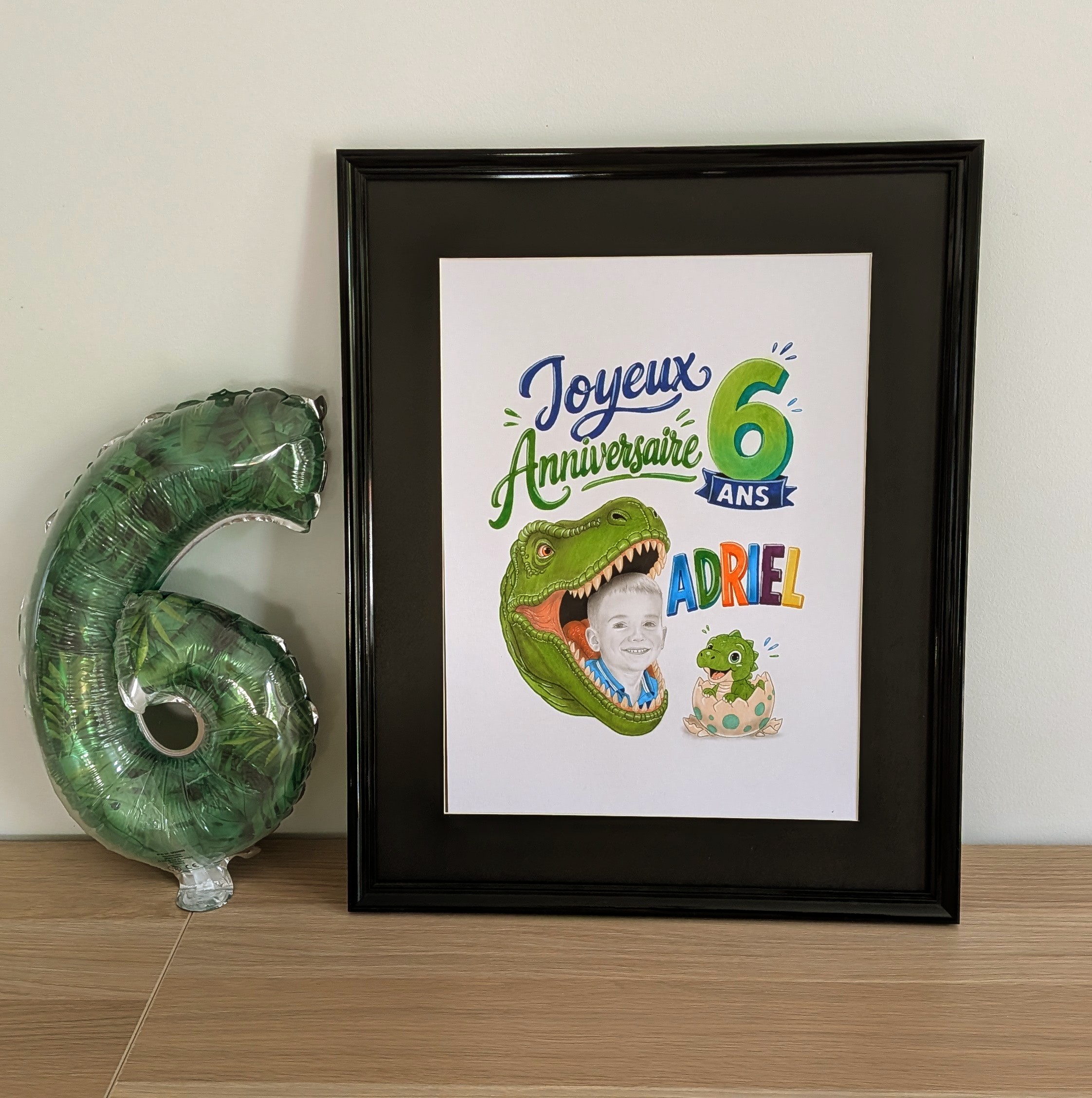 Dessin personnalisé dino – Image 2
